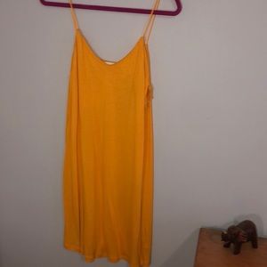 yellow H&M shirt dress size M; only worn twice!